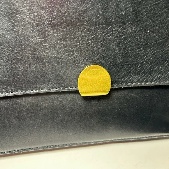 Madewell black leather shoulder bag - Picture 2 of 14